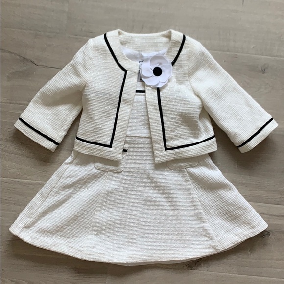 Janie And Jack Boucle Tweed Dress And 